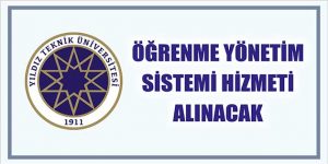 Öğrenme Yönetim Sistemi Hizmeti Alınacak