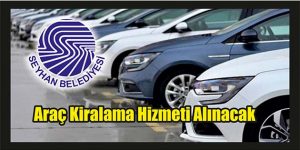 Araç Kiralama Hizmeti Alınacak