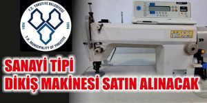 Sanayi Tipi Dikiş Makinesi Satın Alınacak