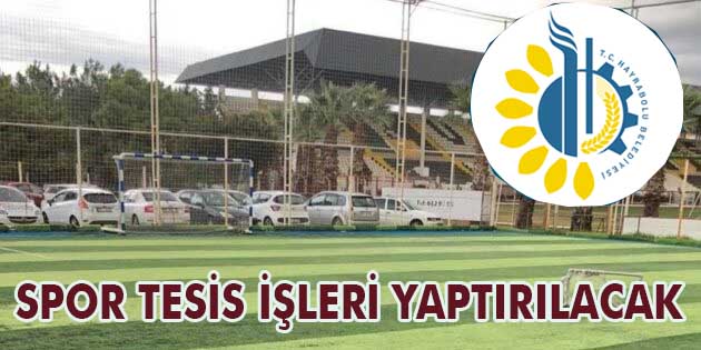 Tekirdağ-Hayrabolu Belediye Başkanlığı, spor tesis işleri yaptıracak. Edinilen bilgilere göre,