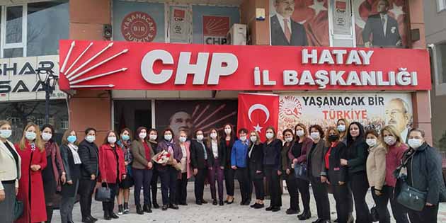 Hatay’da, CHP Kadınlar Kolu