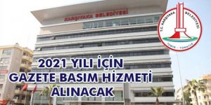 2021 Yılı İçin Gazete Basım Hizmeti Alınacak