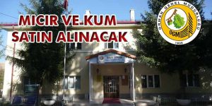 Mıcır ve Kum Satın Alınacak