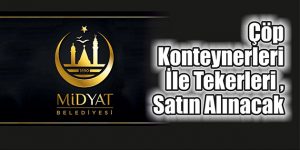 Çöp Konteynerleri İle Tekerleri Satın Alınacak