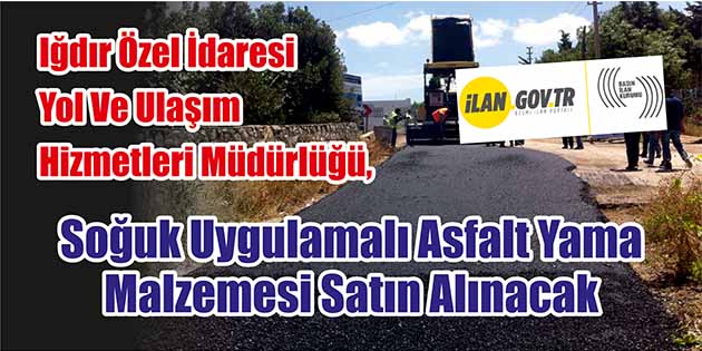 Iğdır Özel İdaresi Yol