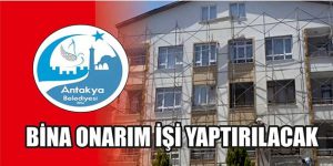 Bina Onarım İşi Yaptırılacak