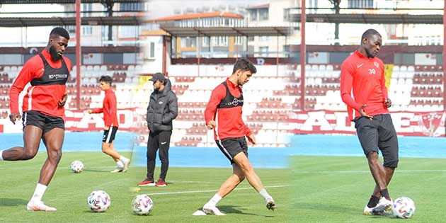 Hatayspor, hafta sonunda oynayacağı ÇAYKUR Rizespor maçı hazırlıklarına başladı. Bordo-Beyazlılar,