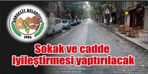 Sokak ve cadde iyileştirmesi yaptırılacak