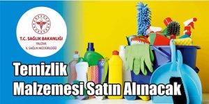 Yalova İl Sağlık Müdürlüğü, temizlik malzemesi satın alacak. Edinilen bilgilere