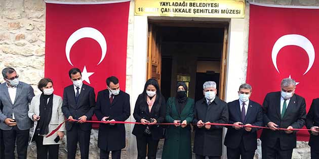 Yayladağı ilçesinde “Çanakkale Şehitleri Müzesi” oluşturuldu. Açılış, 18 Mart günkü