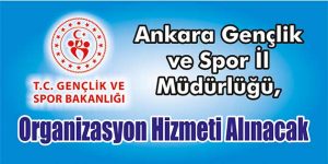 Organizasyon Hizmeti Alınacak