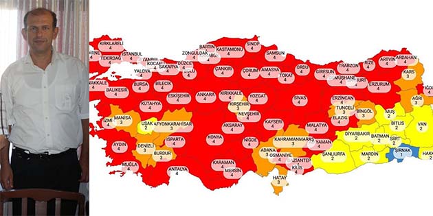 HTO Şube Başkanına göre,  Türkiye Korona Haritası…