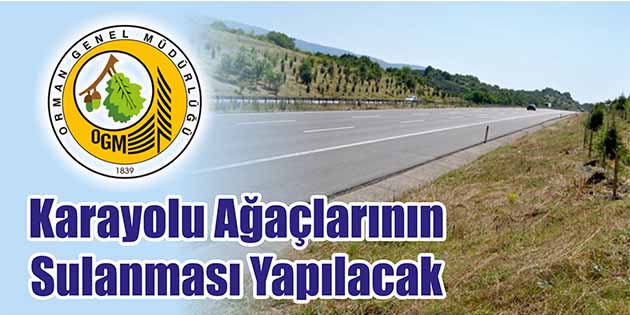 Antakya Orman İşletme Müdürlüğü, karayolu ağaçlarının sulanmasını yaptıracak. Edinilen bilgilere
