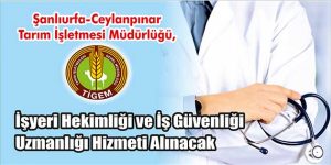 İşyeri Hekimliği ve İş Güvenliği Uzmanlığı Hizmeti Alınacak