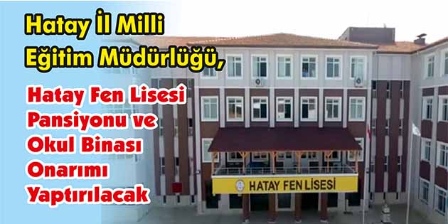 Hatay İl Milli Eğitim Müdürlüğü, Hatay Fen Lisesi pansiyonu ve