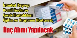 İlaç Alımı Yapılacak