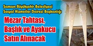 Mezar Tahtası, Başlık ve Ayakucu Satın Alınacak