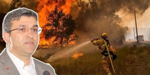 Yeşildal: Yangınları terör örgütü çıkartıyor