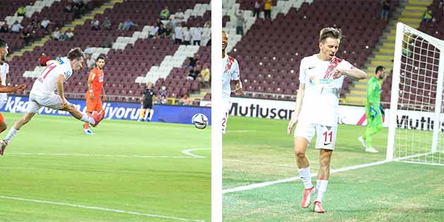 Hatayspor’un golcüsü Saba Lobjanidze,