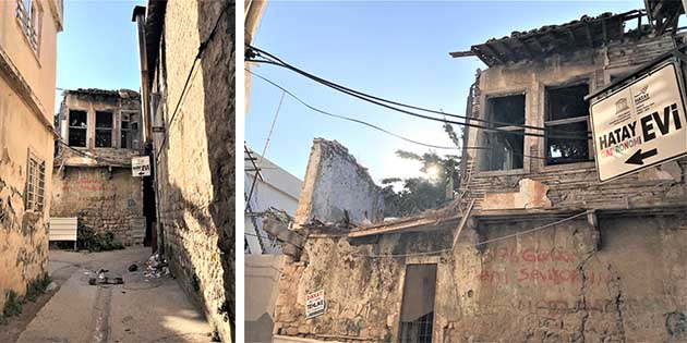 Kirliyiz, bakımsız, çökük, yorgun… Yerde birikmiş ve etrafa dağılmış çöpler,