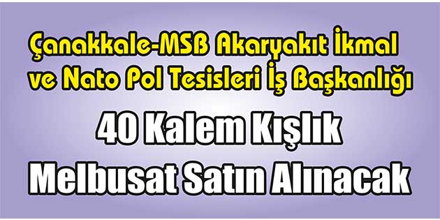 Çanakkale-MSB Akaryakıt İkmal ve