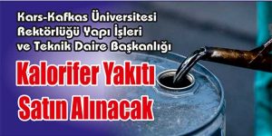 Kalorifer Yakıtı Satın Alınacak