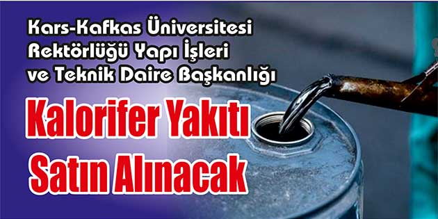 Kars-Kafkas Üniversitesi Rektörlüğü Yapı