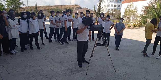 Hatay Fen Lisesi öğrencileri,