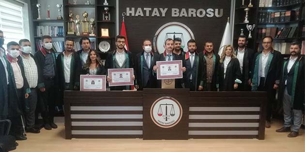 Hatay Barosu, mesleğe yeni