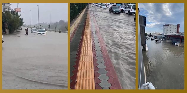 Her sağanak yağış sonrası yaşanan manzaralar değişmedi, yine birçok yer