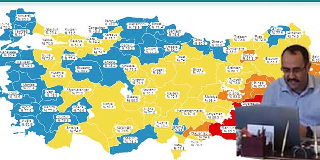 İlimiz Hatay genelinde, 18 yaş üzeri nüfusun % 71,8’i aşılandı.