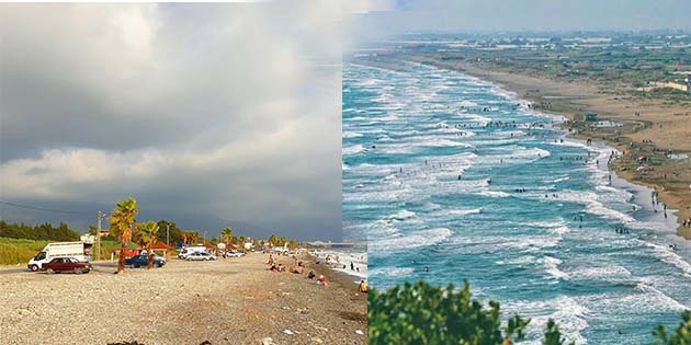 Hatay’ın 165 km uzunluğundaki deniz sahilinde, 20 ayrı noktadan deniz