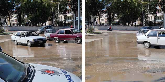 Su arızası oldu, sular