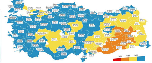 Hatay’da Aşılama % 76,3