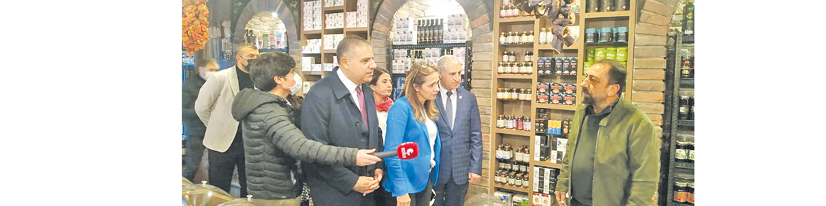 Güzelmansur, Erzincan’da esnaf ziyareti