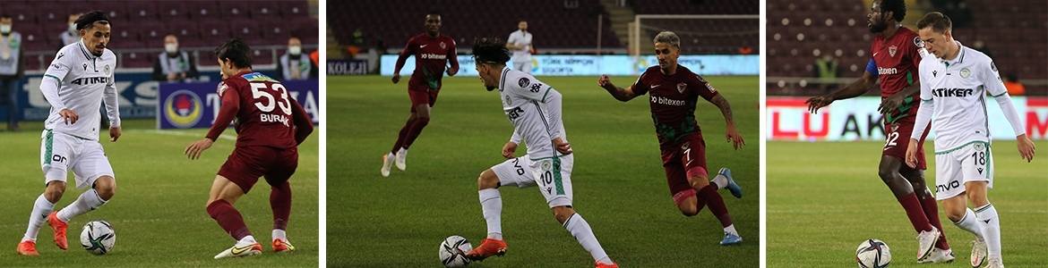 Hatayspor’un 2.dakikada El Kaabi’nin golüyle 1-0 öne geçtiği maçta, ilk