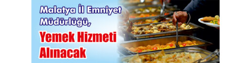 Yemek Hizmeti Alınacak