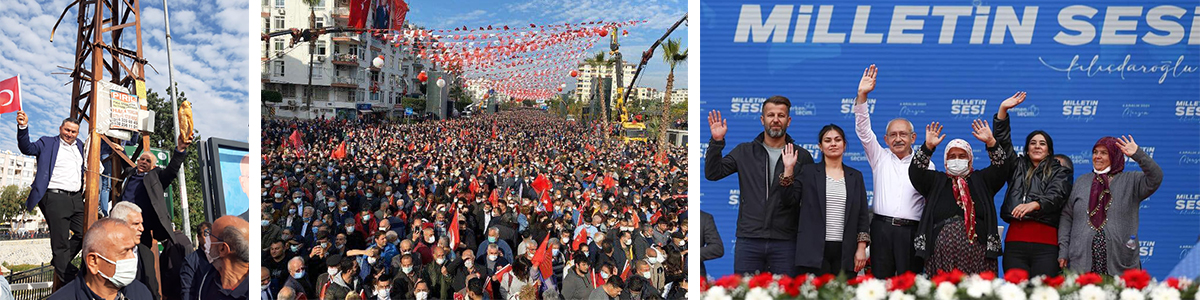 Muhteşem miting, Hatay’daki CHP’lileri