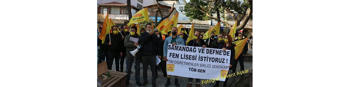 TÖB-SEN Üstlendi Hatay AKP Milletvekili Hüseyin Yayman tarafından açıklanan, kendisinin