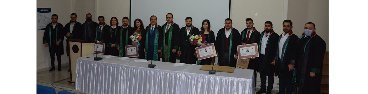 Antakya Adliyesi’ndeki törende, mesleğe