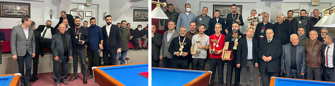 Hatay Bilardo Şampiyonasında 2.liği