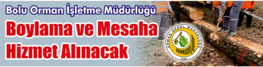 &nbsp;&nbsp;&nbsp;&nbsp;&nbsp; Bolu Orman İşletme Müdürlüğü Ayıkaya, Çaltepe, Çele, Kale, Sarımustan,