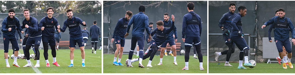 Hatayspor, bugün oynayacağı Kasımpaşa maçı son hazırlığını dün öğle saatlerinde