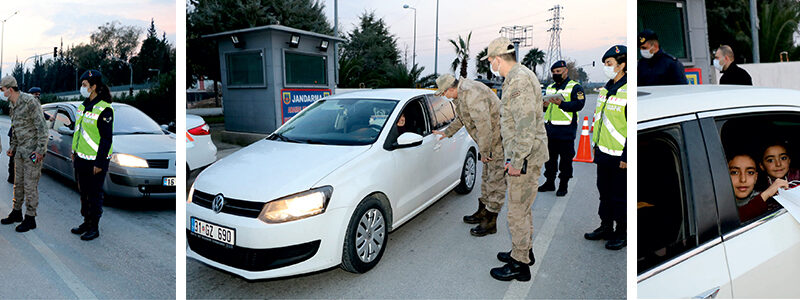 Jandarma, araçları durdurdu: