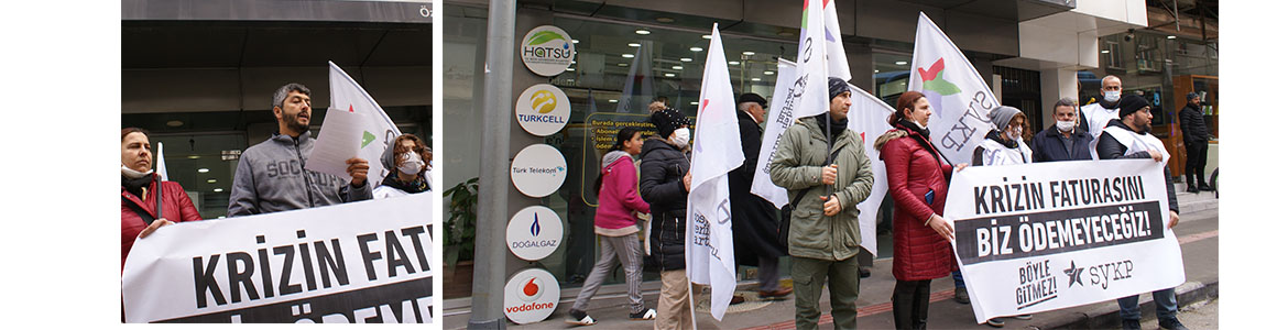 SYKP İl Teşkilatından zam protestosu