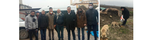 CHP’li Gençler, Soğukta Arazide…