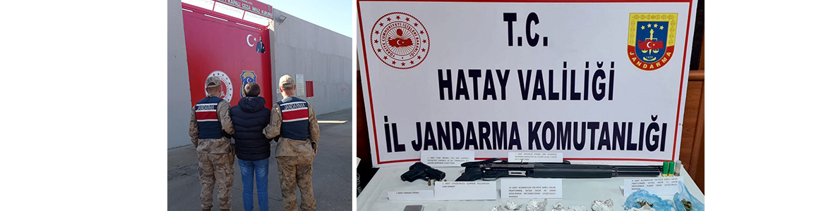 Jandarma’dan 2 günlük kontrol, arama, baskın: Hatay İl Jandarma Komutanlığı