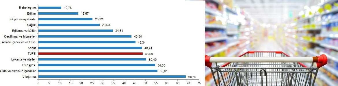 Ocak Enflasyonu % 11.1, Yıllık Enflasyon % 48.7 Türkiye, AKP’nin