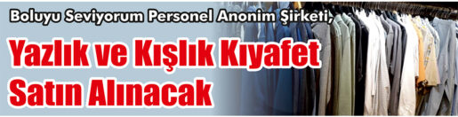 &nbsp;&nbsp;&nbsp;&nbsp;&nbsp; Boluyu Seviyorum Personel Anonim Şirketi, Yazlık ve kışlık kıyafet