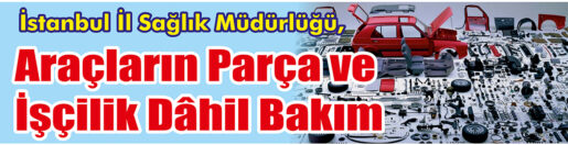 &nbsp;&nbsp;&nbsp;&nbsp;&nbsp; İstanbul İl Sağlık Müdürlüğü, Araçların parça ve işçilik dâhil